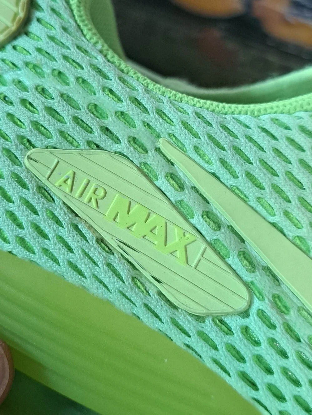 Nike WMNS Air Max 90 Ultra BR Sneakers Women's 7.5 Ghost/Electric Green 725061